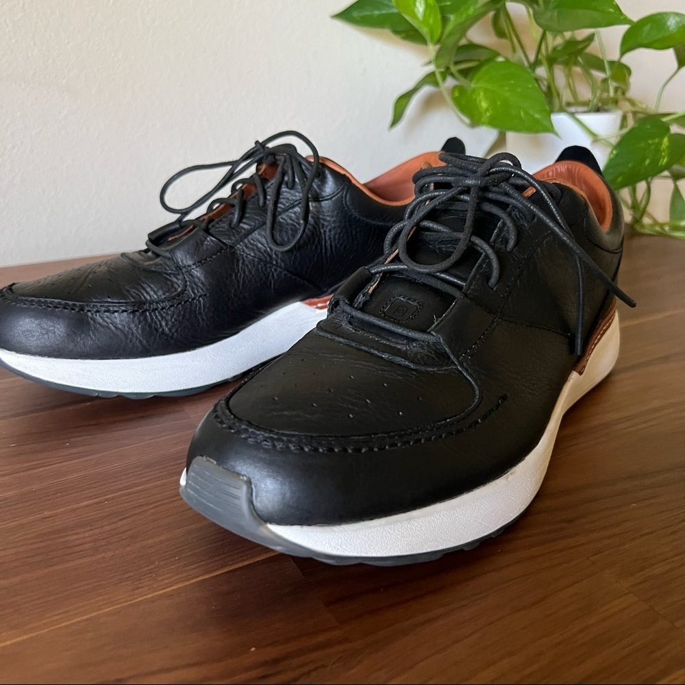 TSUBO men's black city dweller street sneakers, size 12